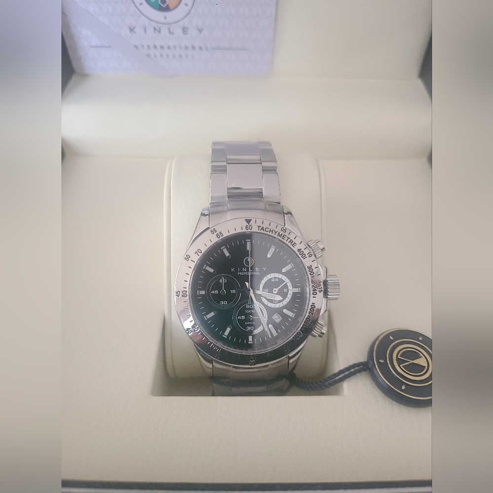 Kinley Mens silver watch